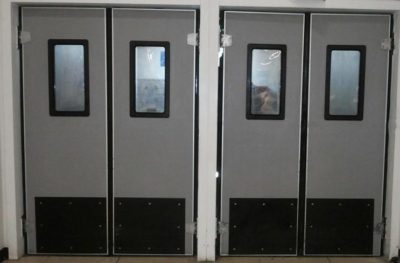 Puerta Alto Trafico Metaldoor dos Hojas vaiven